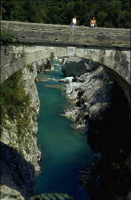 Brücke bei Kobarid